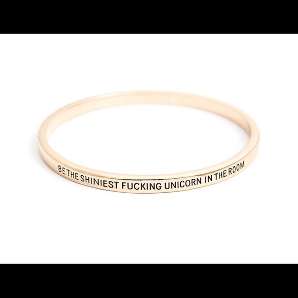 Be The Shiniest Unicorn In The Room Bangle
